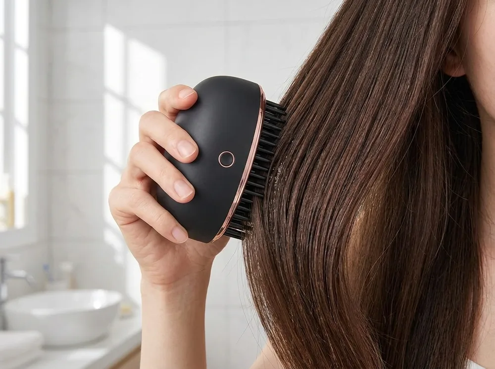 Glide SILKA through hair