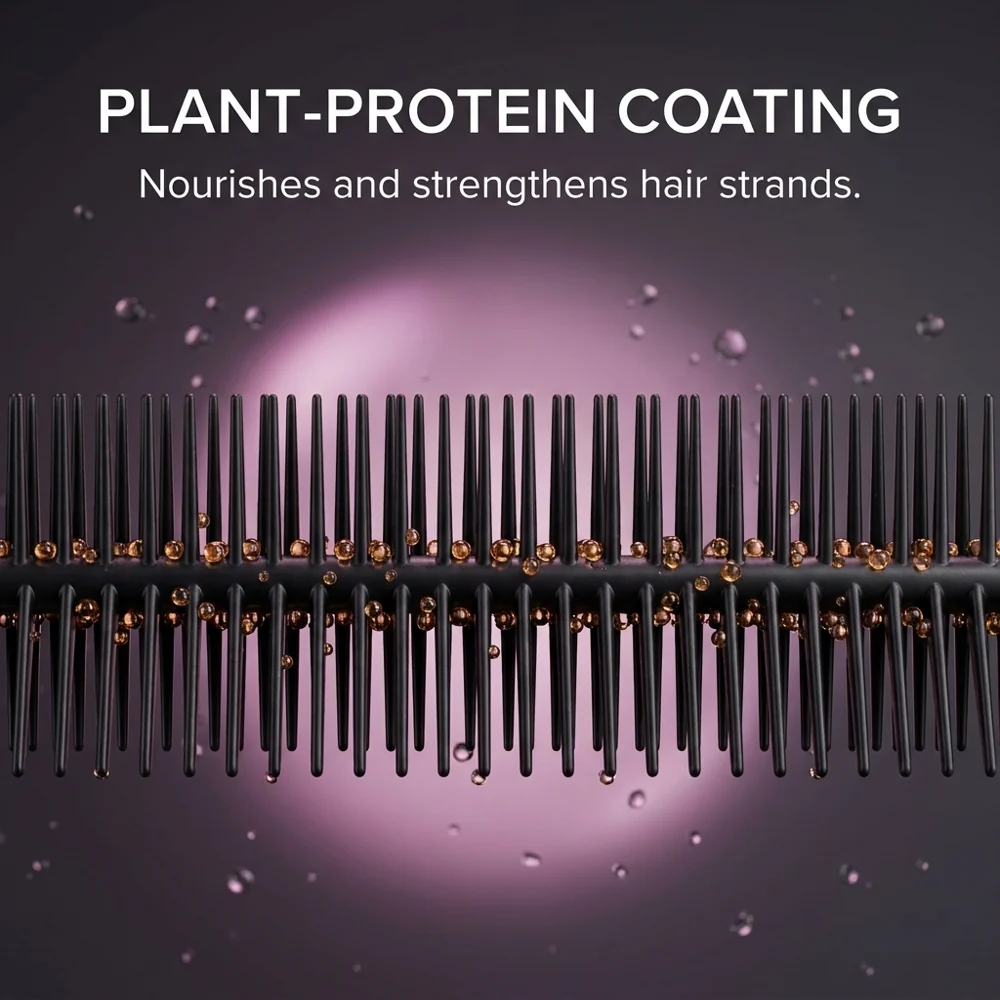 Plant-protein comb coating